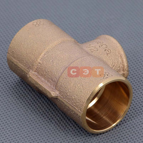 Тройник-пайка с внутренней резьбой  28х1/2"х28 (модель 94130G )